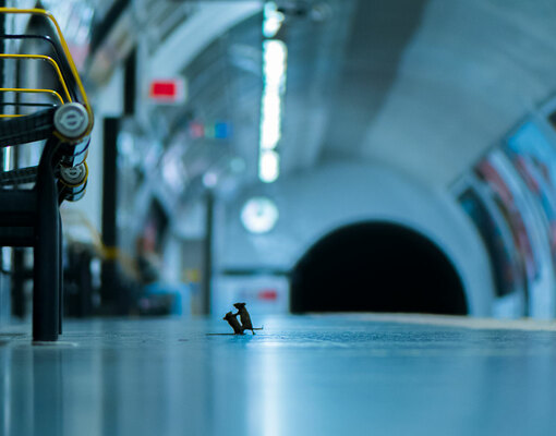 В лондонском метро стремительно растет число мышей