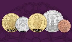 Первые коллекционные монеты с профилем коронованного монарха поступят в продажу в апреле