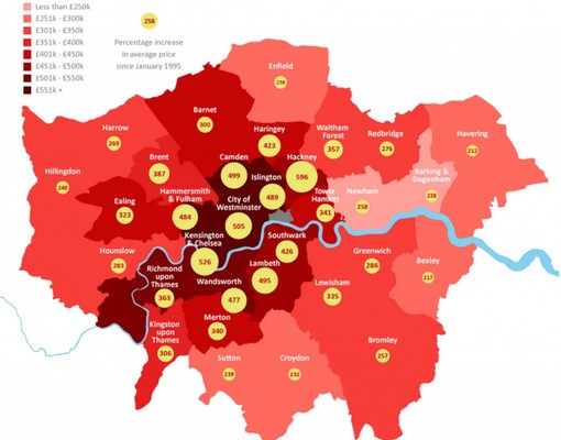 Невероятный рост цен на недвижимость в Лондоне