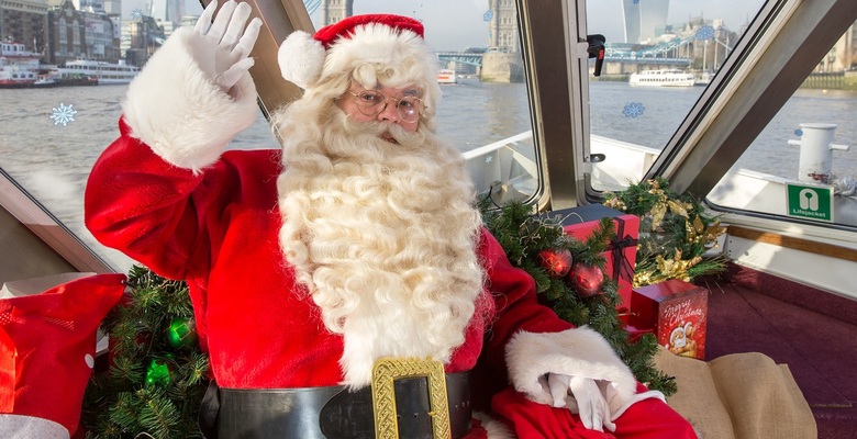Санта-Клаус теперь ждет детей на Темзе
