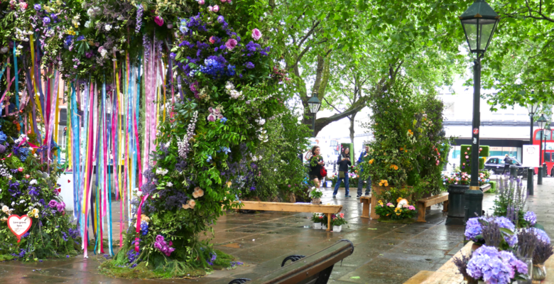 Садовый фестиваль Chelsea Fringe: флористический дизайн и зеленая урбанистика