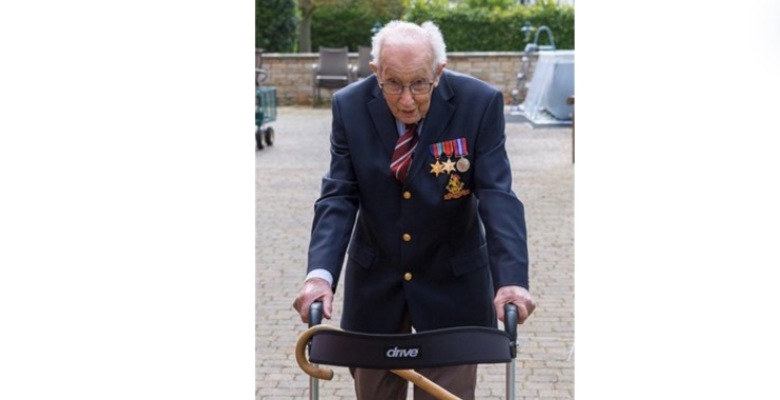 99-летний ветеран Второй мировой собрал 12 миллионов фунтов для NHS