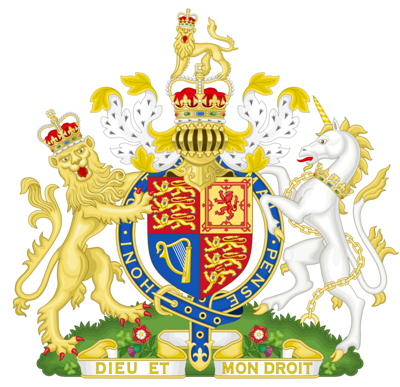Герб Ее Величества Елизаветы II. Фото: commons.wikimedia.org