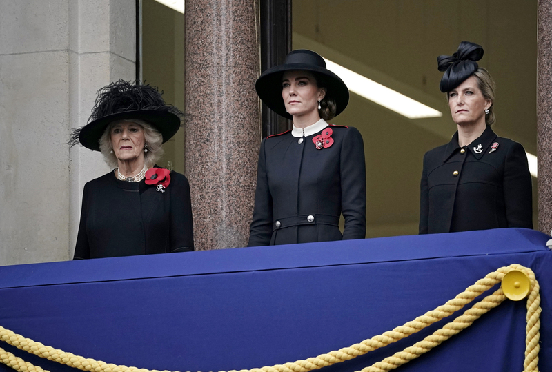 Герцогиня Корнуолльская Камилла, герцогиня Кембриджская Кэтрин и графиня Уэссекская Софи. Фото: twitter.com/RoyalFamily