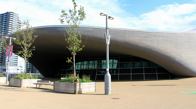 Фото: wikimedia.org. Проект Захи Хадид — Лондонский центр для занятия водными видами спорта