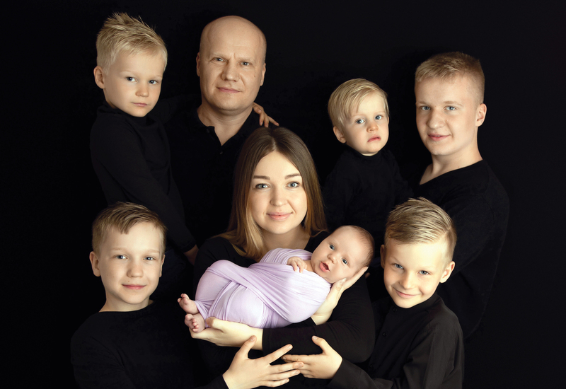 Мила Кучма и ее семья. Фото: Юлия Синани